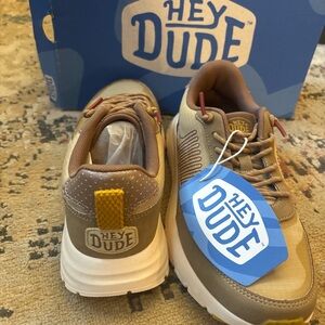 Hey Dude Brown and Tan Casual Shoes